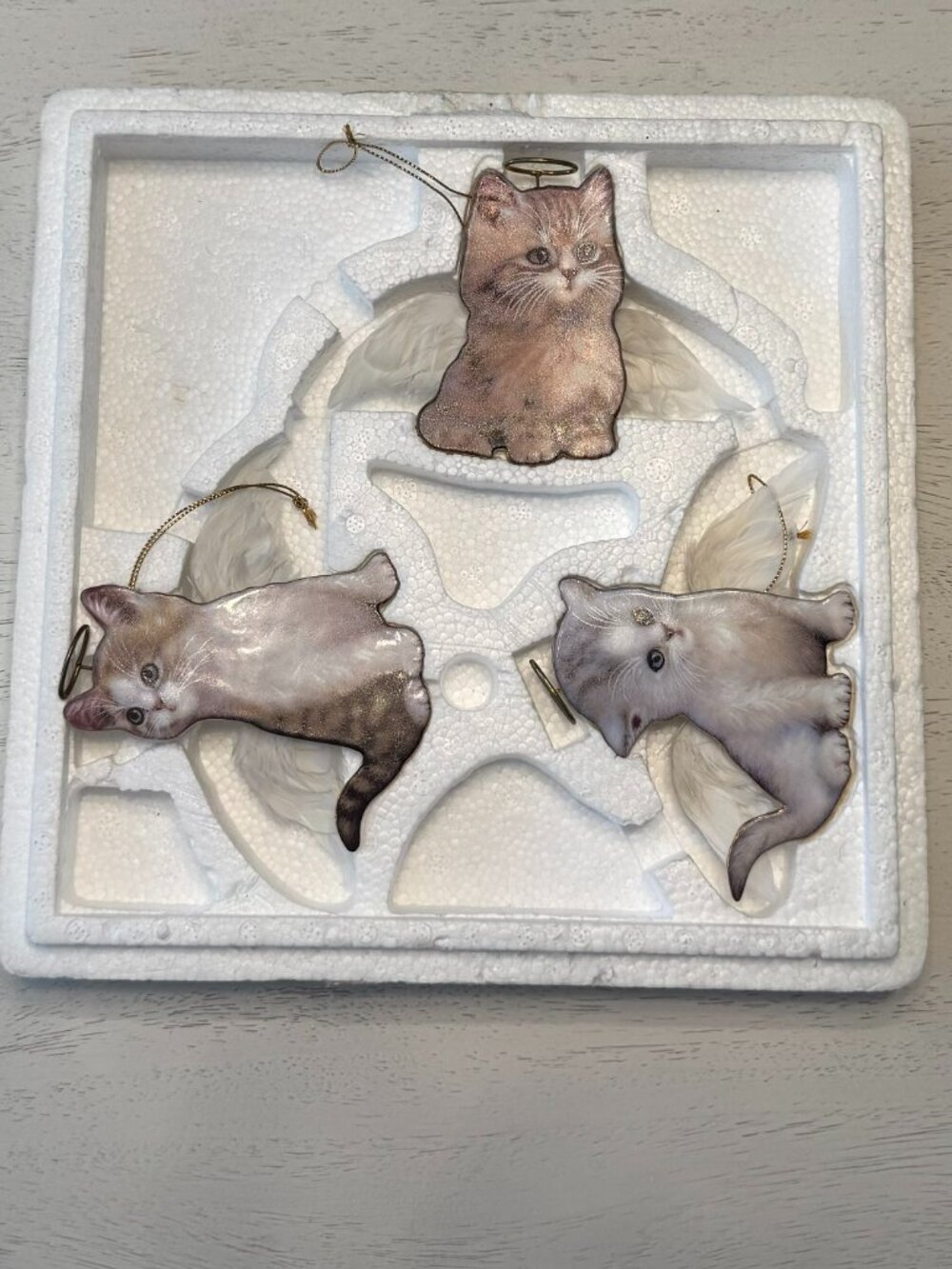 Vintage Jurgen Scholz (Bradford Editions) Purr-fect Little Angels/set of 3